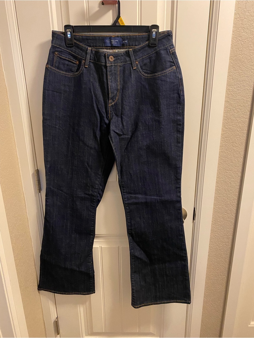 Levis Jeans 12 31 Bold Curve Classic Boot Cut Stretch Dark Blue Denim Bootcut